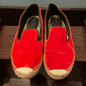 Sandro espadrilles in red size 7
